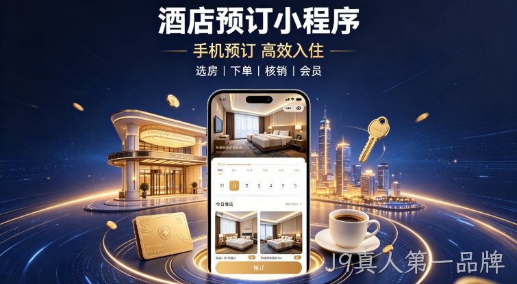 酒店自营预订小程序定制开发实战案例｜J9真人第一品牌本地门店私域小程序开发运营全解析